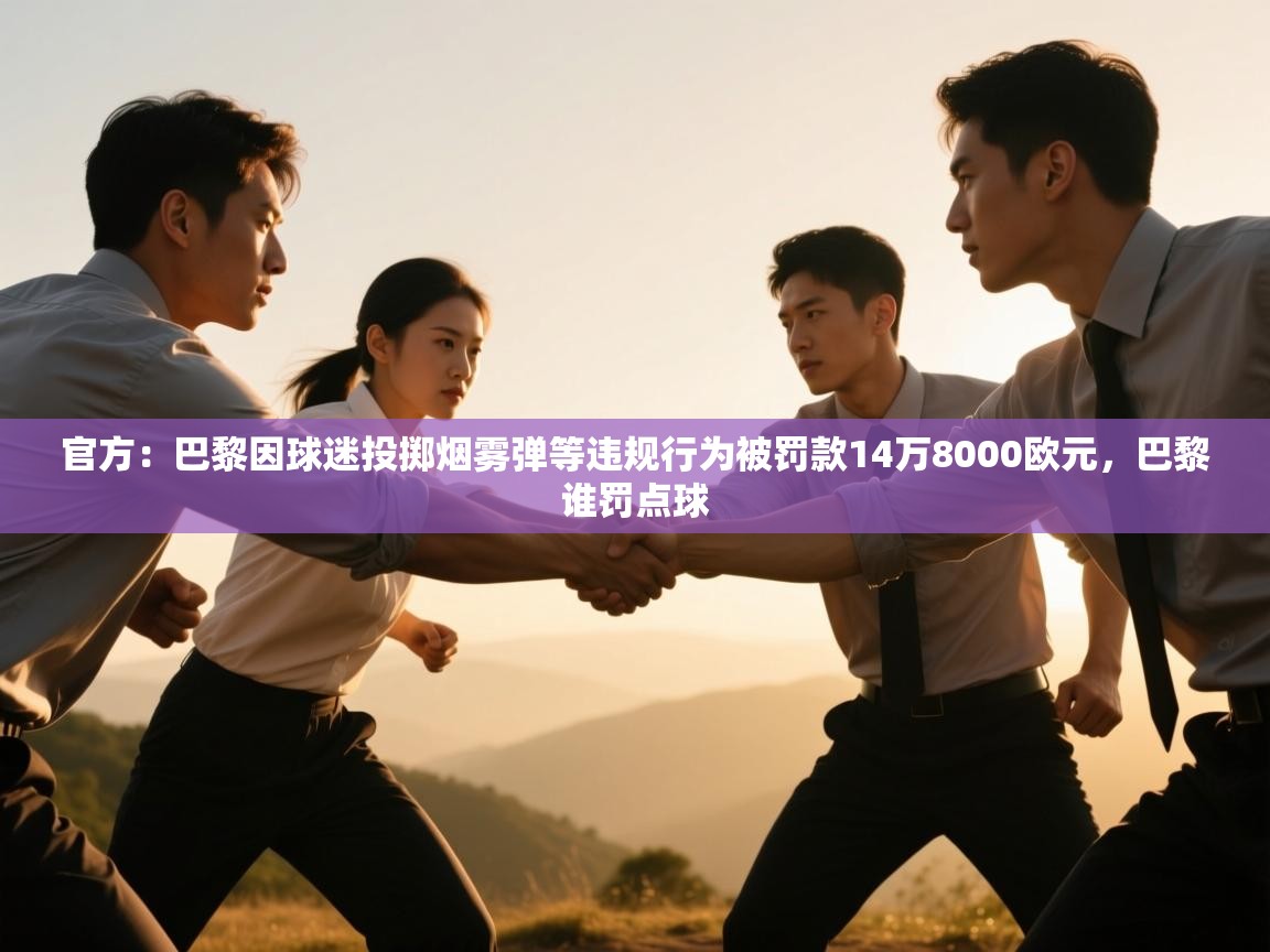 官方:巴黎因球迷投掷烟雾弹等违规行为被罚款14万8000欧元,巴黎谁罚点球 第1张