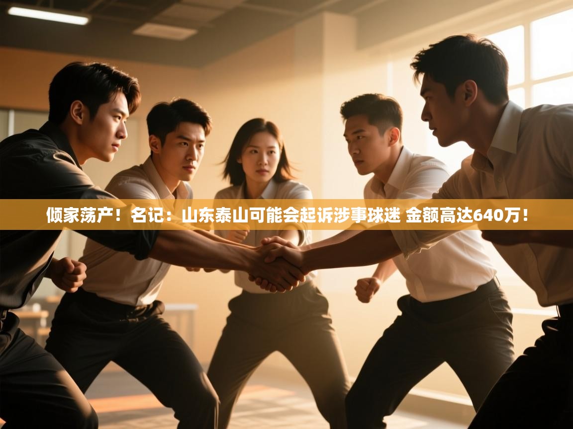 倾家荡产!名记:山东泰山可能会起诉涉事球迷 金额高达640万! 第1张