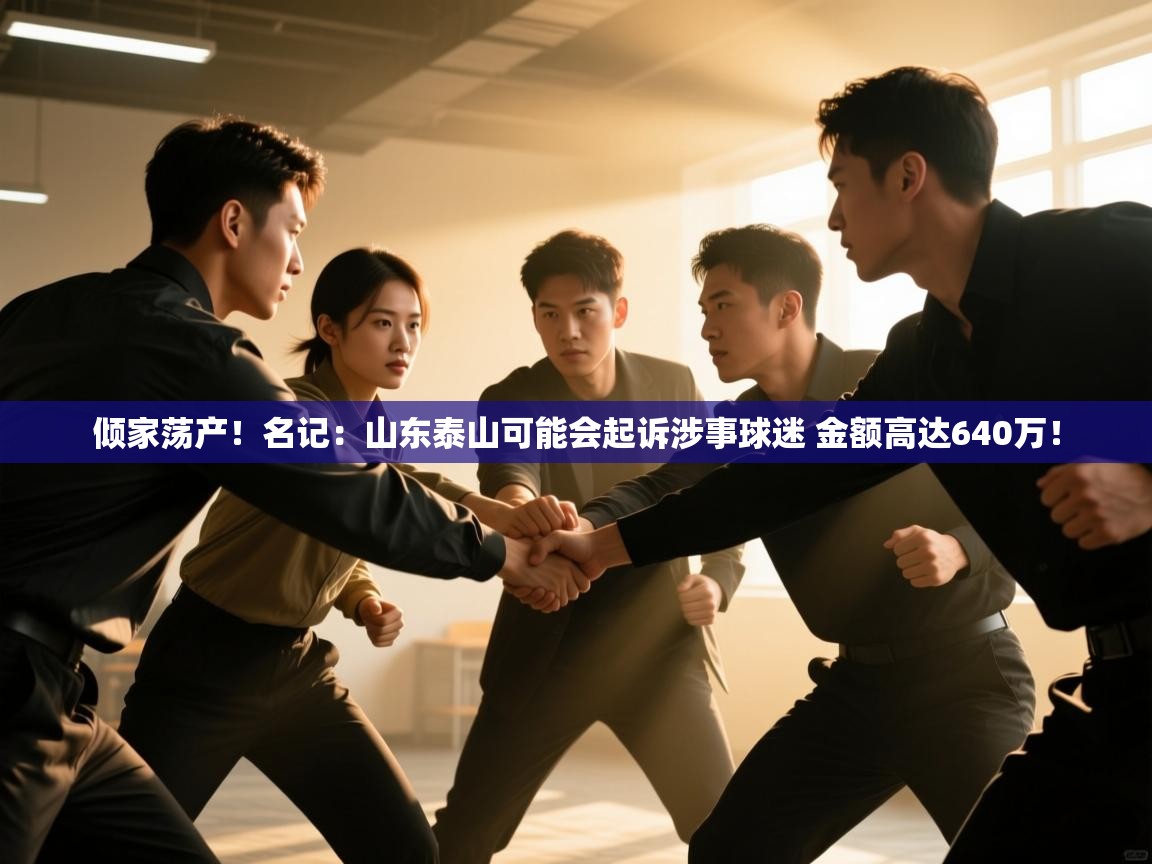 倾家荡产!名记:山东泰山可能会起诉涉事球迷 金额高达640万! 第2张